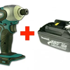 Markenprodukt Makita BTD 140 18V Li-ion Akku Schlagschrauber + 1x Makita Akku BL1830 B