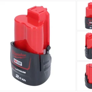 Kracherpreis Milwaukee M12 B2 Akku 12 V 2,0 Ah / 2000 mAh Li-Ion ( 4932430064 )