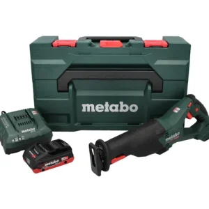 Zertifiziert Metabo SSE 18 LTX BL Akku Säbelsäge Reciprosäge 18 V Brushless + 1x Akku 4,0 Ah + Ladegerät + metaBOX
