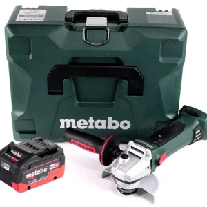 Zertifiziert Metabo W 18 LTX 125 Quick Akku Winkelschleifer 18 V 125 mm + 1x Akku 8,0 Ah + MetaLoc - ohne Ladegerät