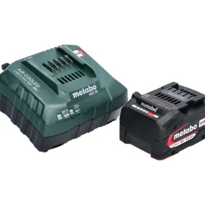 Zertifiziert Metabo Basis Set 1x Li-Power Akkupack 18 V 4,0 Ah CAS Li-Ion Akku ( 625027000 ) + ASC 55 Ladegerät ( 627044000 )