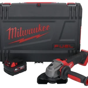 Zertifiziert Milwaukee M18 FSAG125X-401X Akku Winkelschleifer 18 V 125 mm Brushless + 1x Akku 4,0 Ah + HD Box - ohne Ladegerät