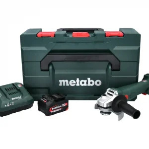 Metabo W 18 L 9-125 Quick Akku Winkelschleifer 18 V 125 mm + 1x Akku 4,0 Ah + Ladegerät + metaBOX Kostenfreie Lieferung