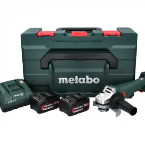 Neue Kollektion Metabo W 18 L 9-125 Quick Akku Winkelschleifer 18 V 125 mm + 2x Akku 4,0 Ah + Ladegerät + metaBOX
