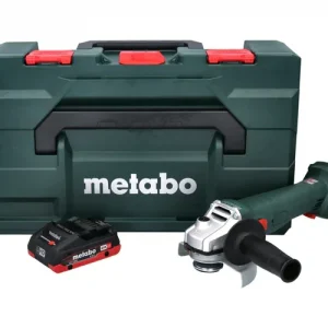 Kostenloser Rückversand Metabo W 18 L 9-125 Quick Akku Winkelschleifer 18 V 125 mm + 1x Akku 4,0 Ah + metaBOX - ohne Ladegerät
