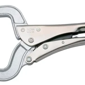 Echt Alu-Klammergripzange, C-Form, Spannweite 0-90 mm, ELORA-507A-300