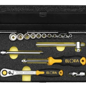 Steckschlüssel-Satz 1/4″, 16-teilig 4-13 mm, ELORA-1430-MU Heißes Angebot