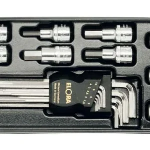 Knallerangebot Innensechskant-Steckschlüsselsatz 1/2″, 18-teilig, ELORA-MS-13