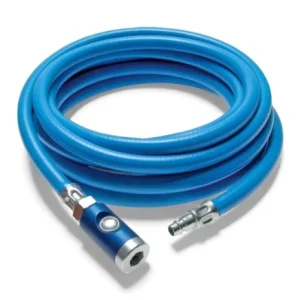 Nur Für Kurze Zeit Druckluftschlauch 9 (3/8”) × 14,5 mm – 5 m – Sicherheitsausführung mit Druckknopf-Sicherheitskupplung