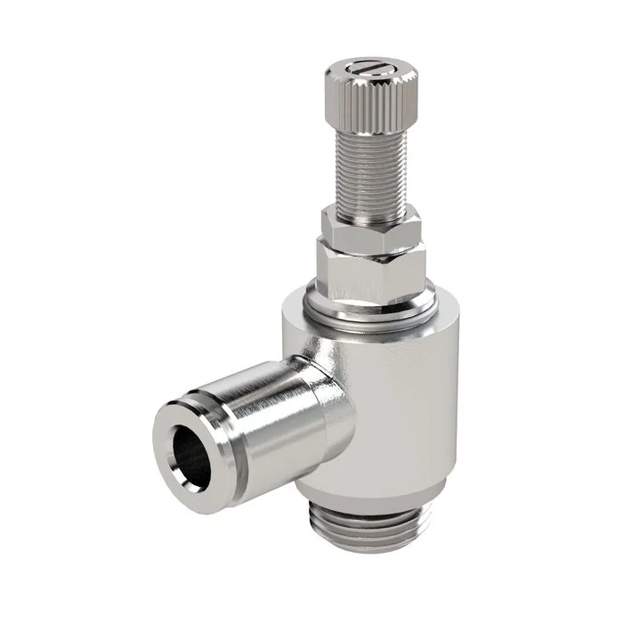 Zertifiziert RIEGLER Drosselrückschlagventil, Zuluft, G 1/8, Steckverbindung 4