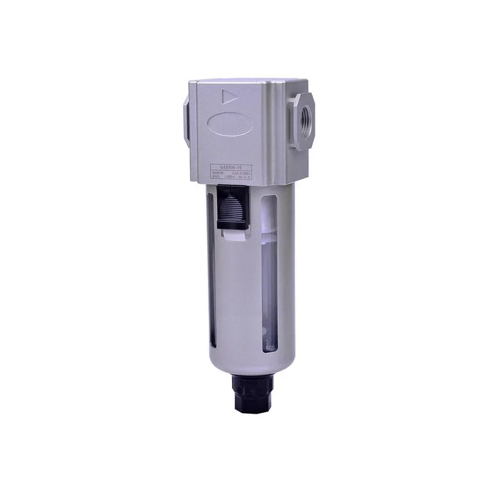 Zertifiziert RIEGLER Filter »GA«, PC-Beh., Schutzkorb, 5 µm, BG 400, G 1/2, Ablass: HA