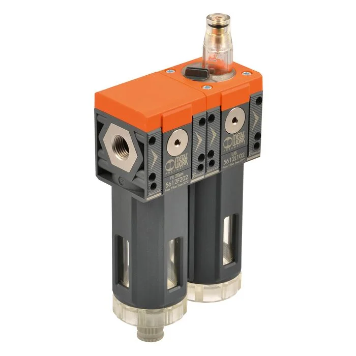 Zertifiziert RIEGLER Filter + Öler »SYNTESI«, BG 1, G 1/8, 5 µm, RA vollautomatisch