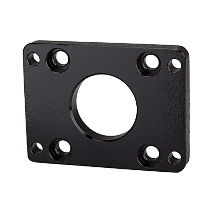 Zertifiziert RIEGLER Flanschbefestigung »FA« für Kurzhubzyl. »ACQ«/»ASQ«, Kolben-Ø 32