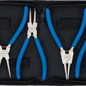 Zertifiziert Sprengringzangen Set 175 mm 4-tlg.