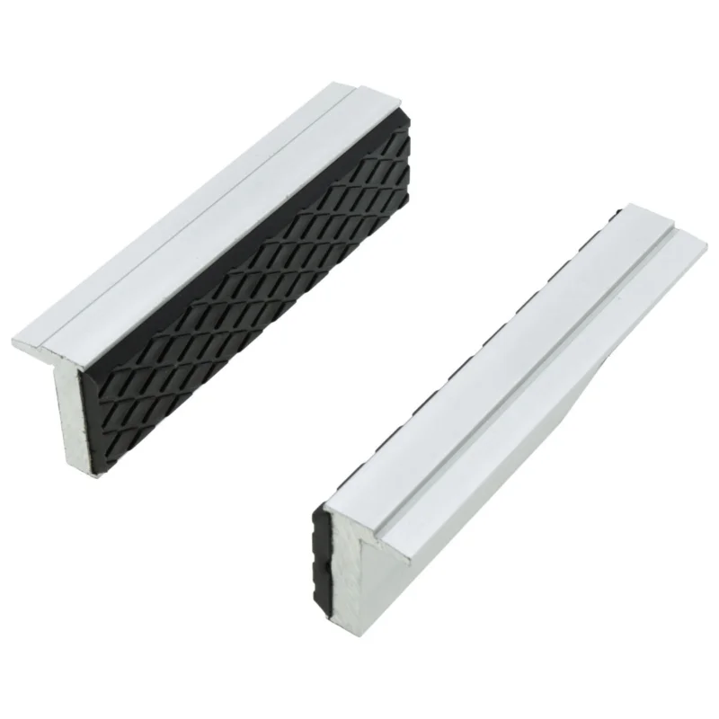 2 x Magnetische Schraubstock Schutzbacken 100mm gummiert Knallerangebot