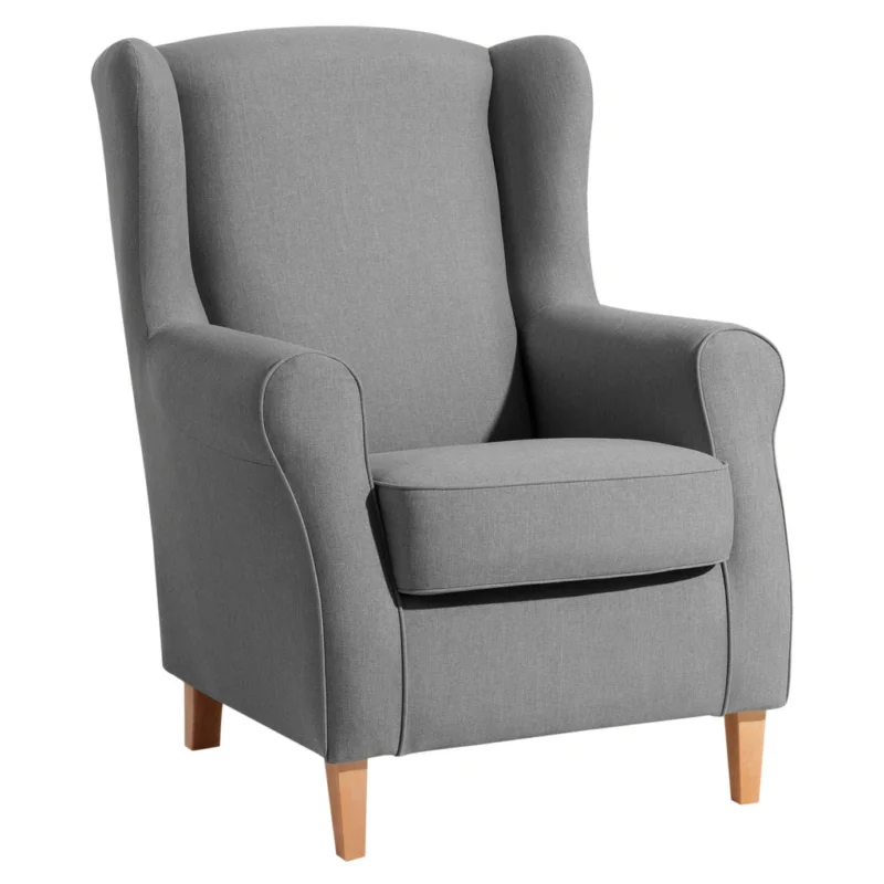 Zertifiziert Max Winzer wingback chair Lorris grey